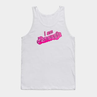 I Am Kenough Retro Pink Tank Top